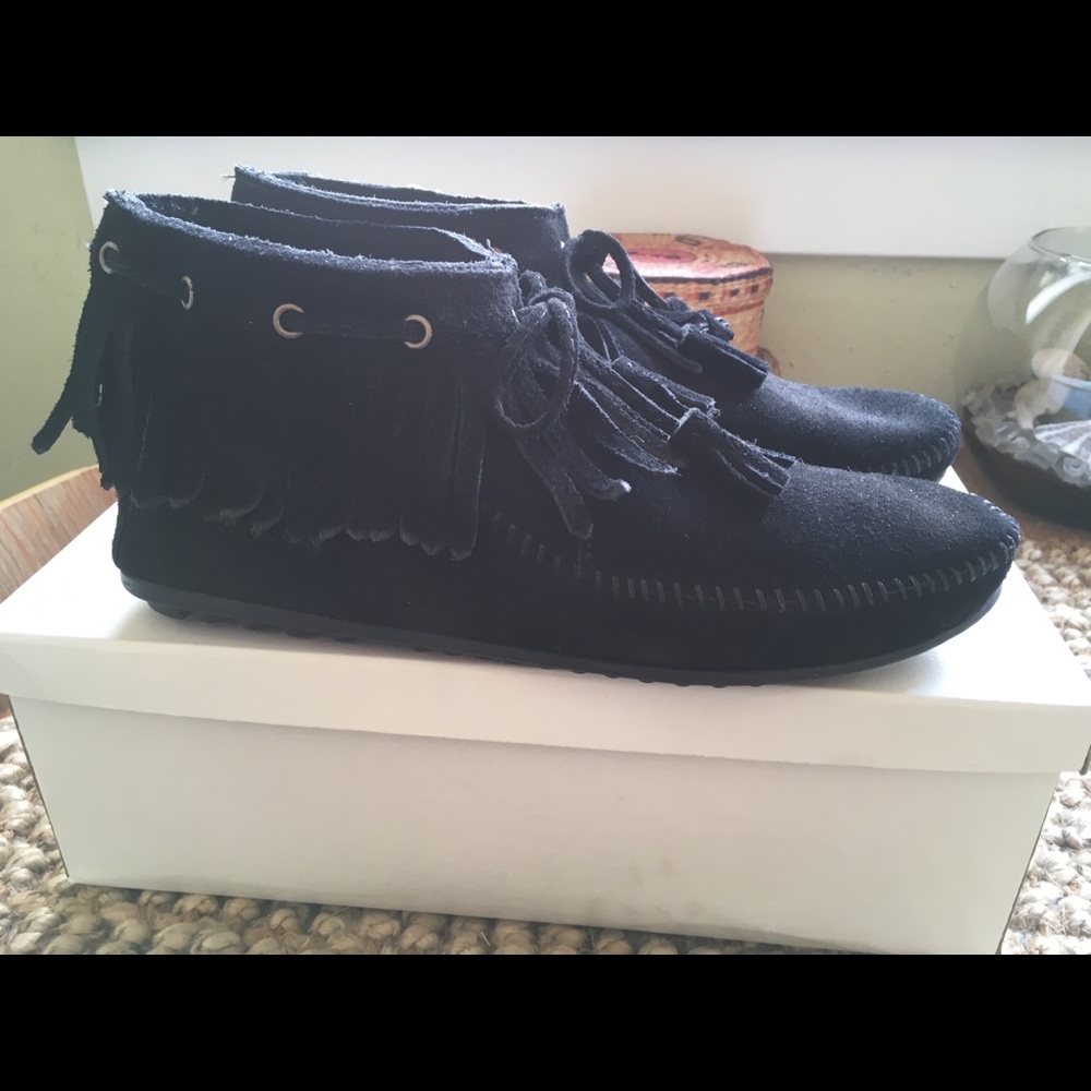 Minnetonka Booties For J Crew size 9